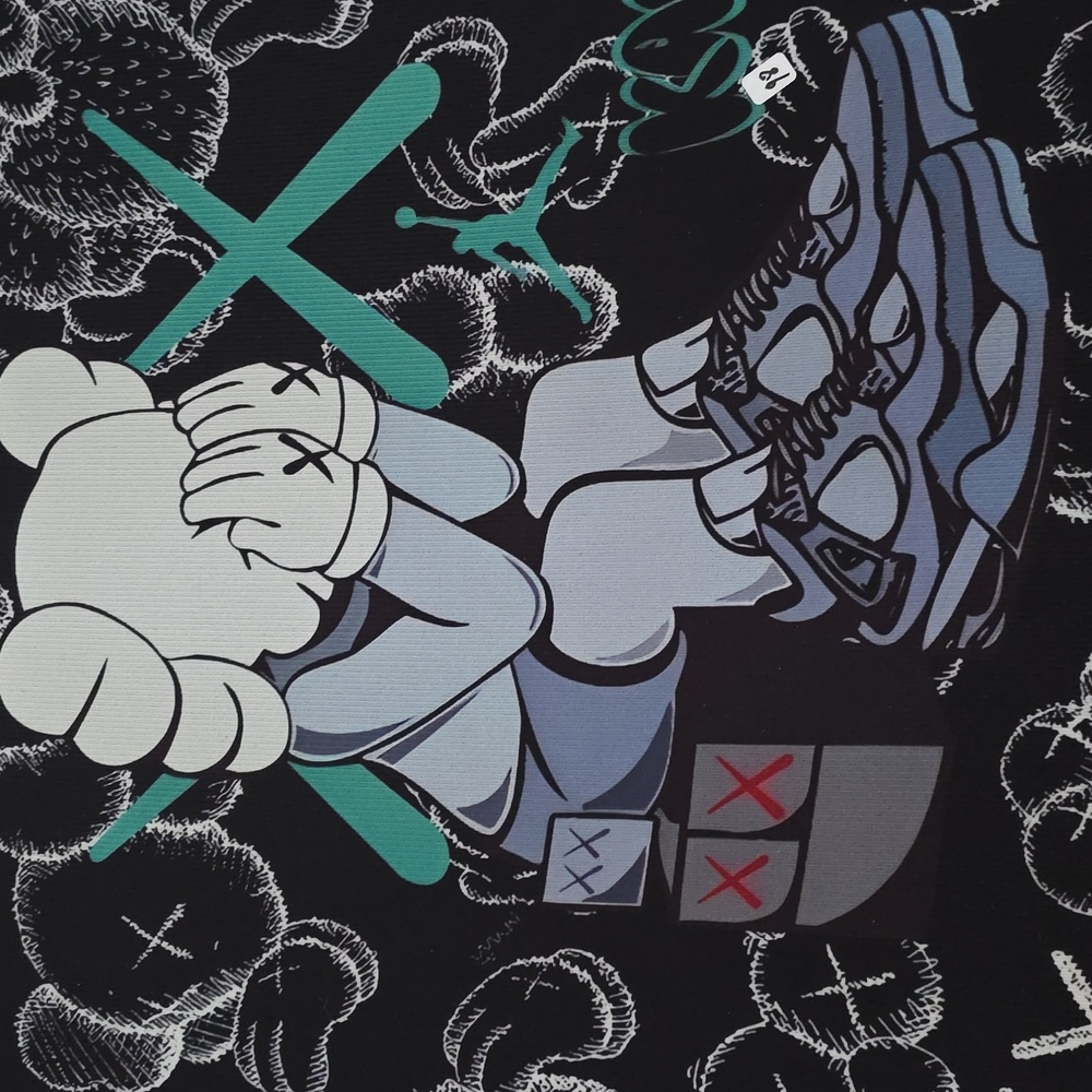 Kaws Rug 31"×22" - Picture 2 of 3